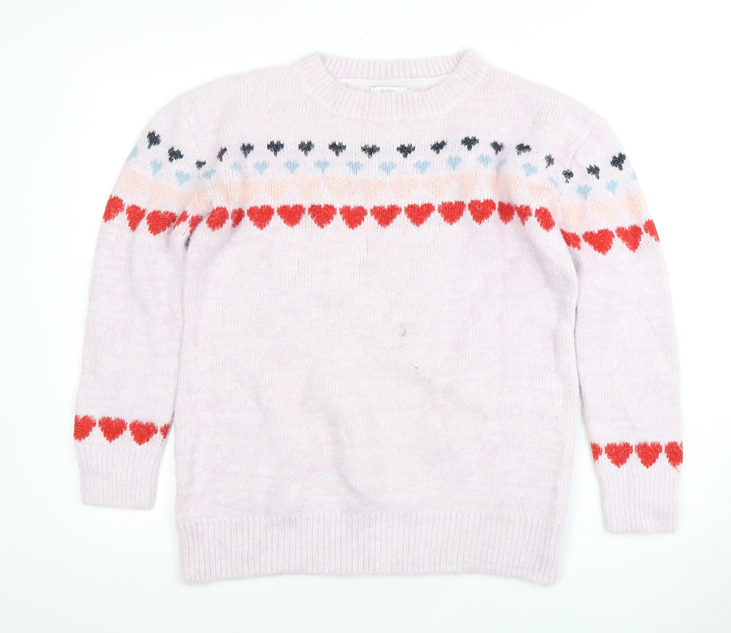 Coton Traders Women's Pink Pullover Jumper Size 12