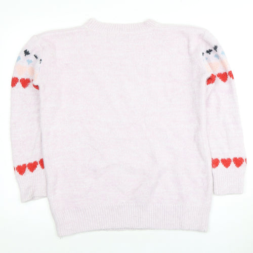Coton Traders Women's Pink Pullover Jumper Size 12