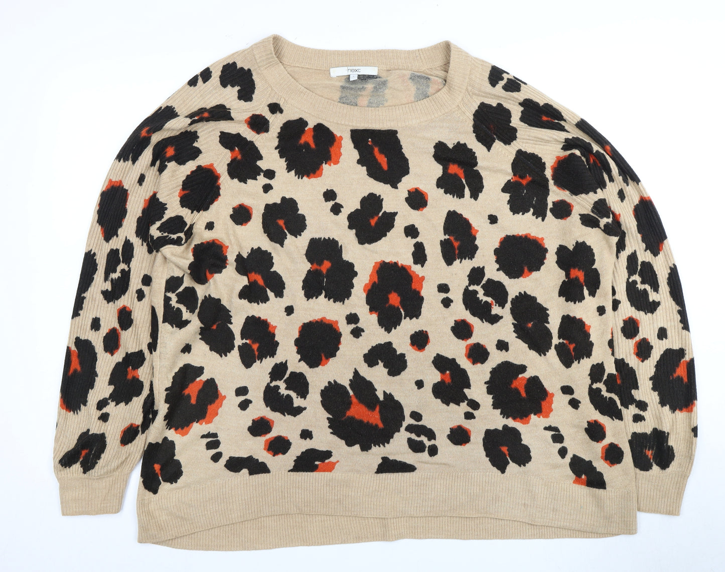 Next Women's Multicoloured Animal Print Jumper, Size L