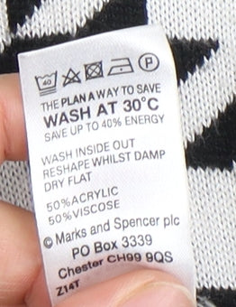 Marks and Spencer Women's Black Cardigan Size 12