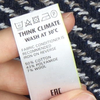 Limited Edition Men's Blue M Geometric Knit Pullover