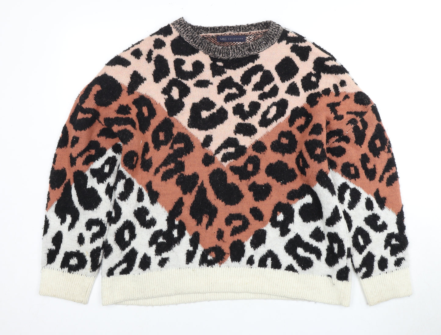 Marks and Spencer Women's Multicoloured L Pullover Jumper