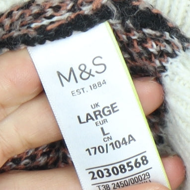 Marks and Spencer Women's Multicoloured L Pullover Jumper
