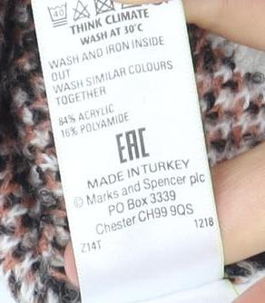 Marks and Spencer Women's Multicoloured L Pullover Jumper