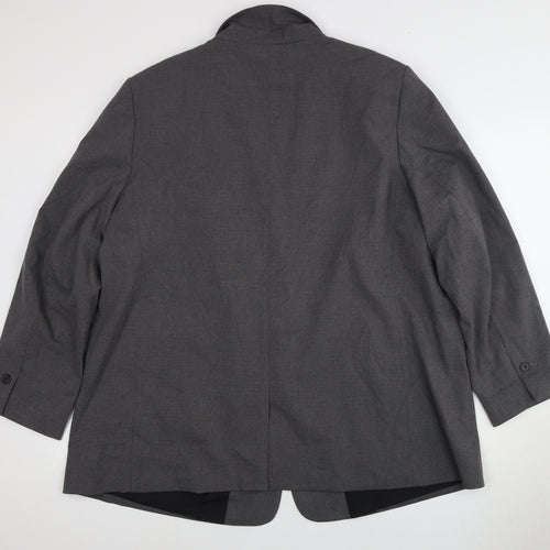 H&M Women’s Grey Blazer - Size 18, Classic Fit
