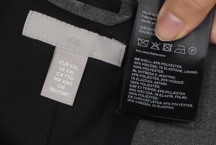 H&M Women’s Grey Blazer - Size 18, Classic Fit