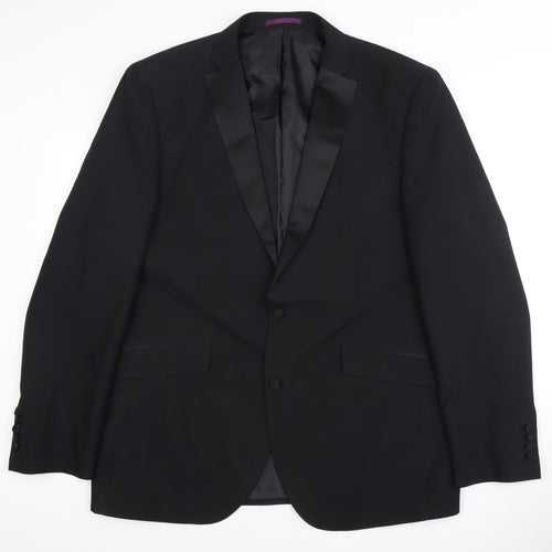 Charlton Gray Men's Black Tuxedo Blazer 44L