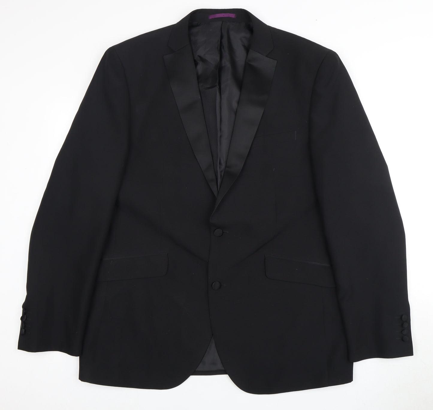 Charlton Gray Men's Black Tuxedo Blazer 44L