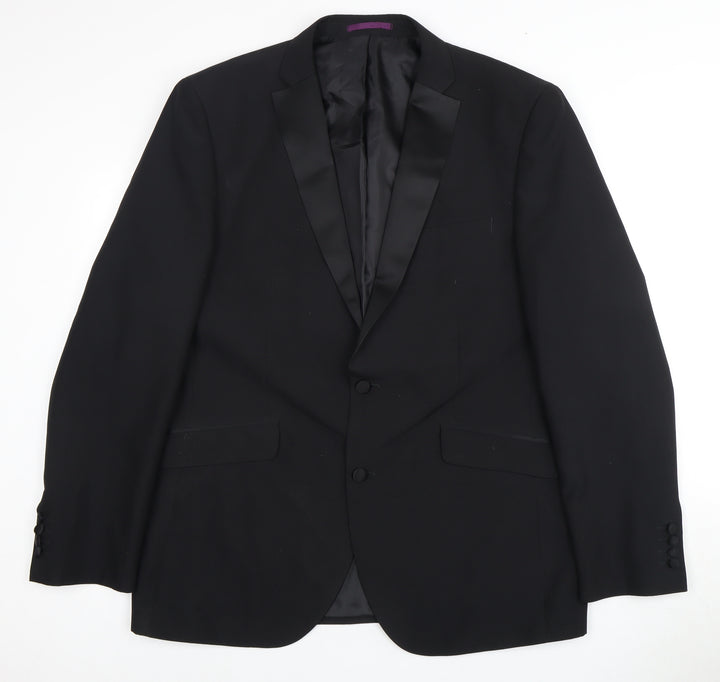 Charlton Gray Men's Black Tuxedo Blazer 44L