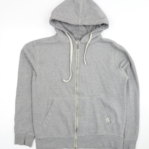 Jack & Jones Men's Grey Full Zip Hoodie - Size L