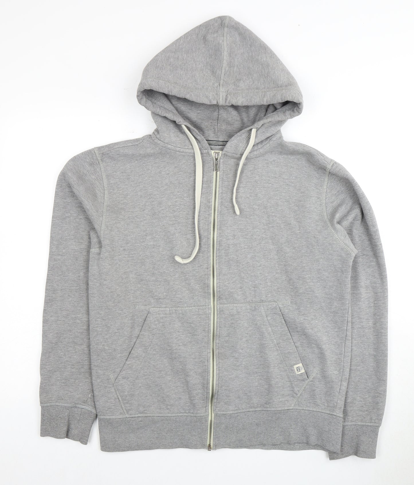 Jack & Jones Men's Grey Full Zip Hoodie - Size L