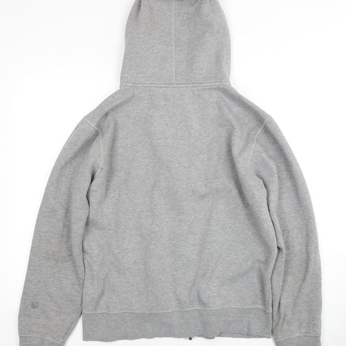 Jack & Jones Men's Grey Full Zip Hoodie - Size L