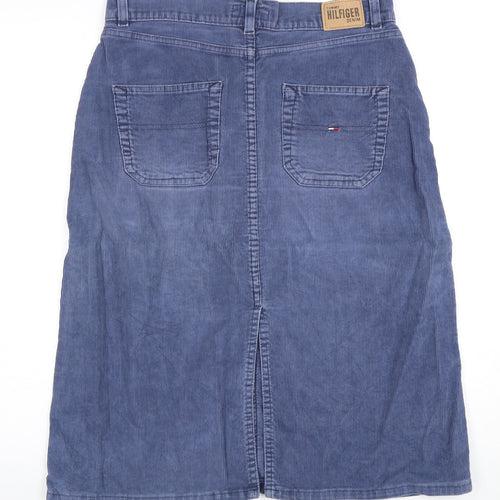 Tommy Hilfiger Women’s Blue A-Line Midi Skirt, Size S