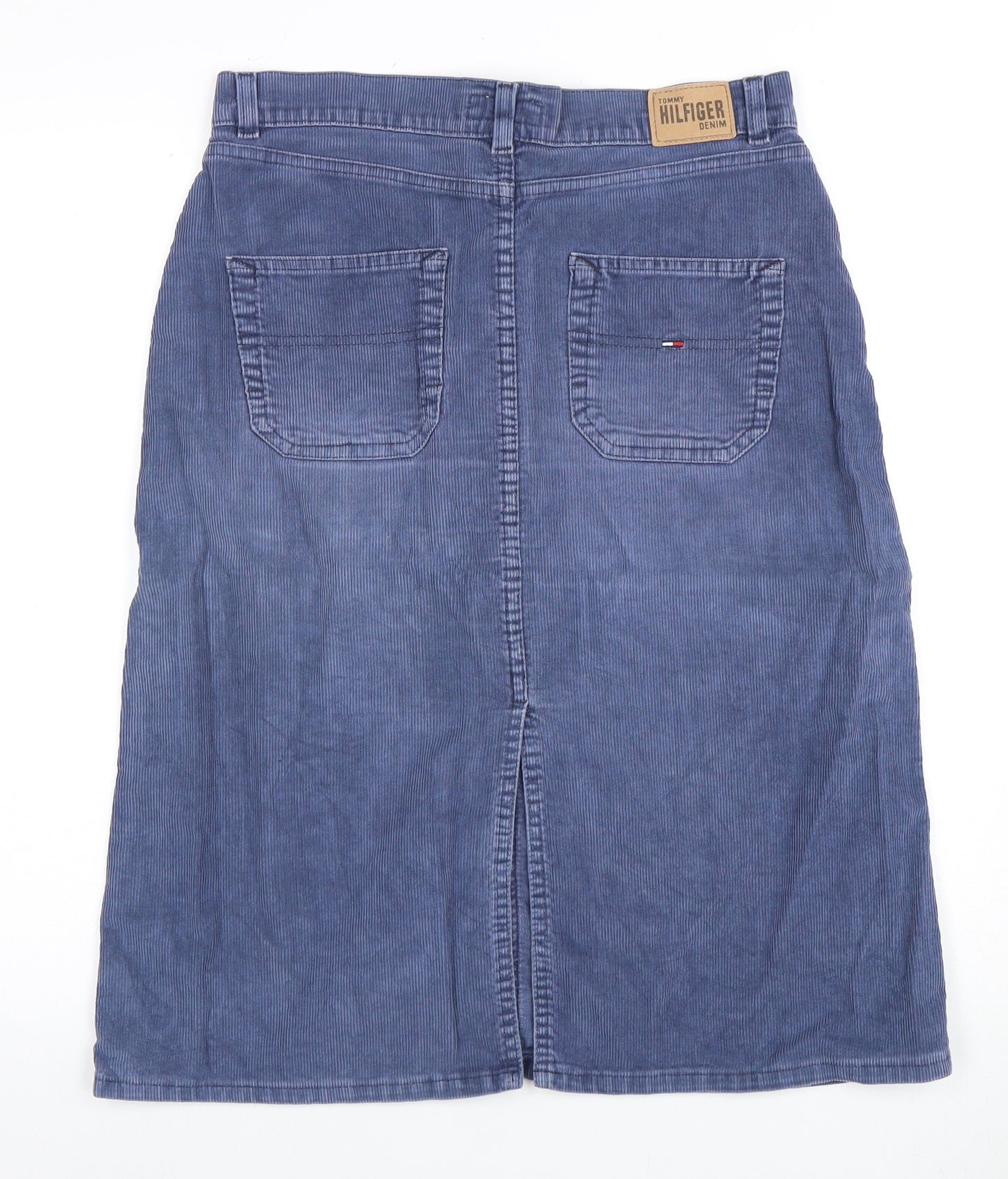 Tommy Hilfiger Women’s Blue A-Line Midi Skirt, Size S