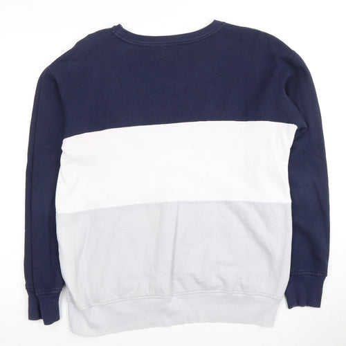 Nicce Men's Blue Crew Neck Pullover Sweatshirt M