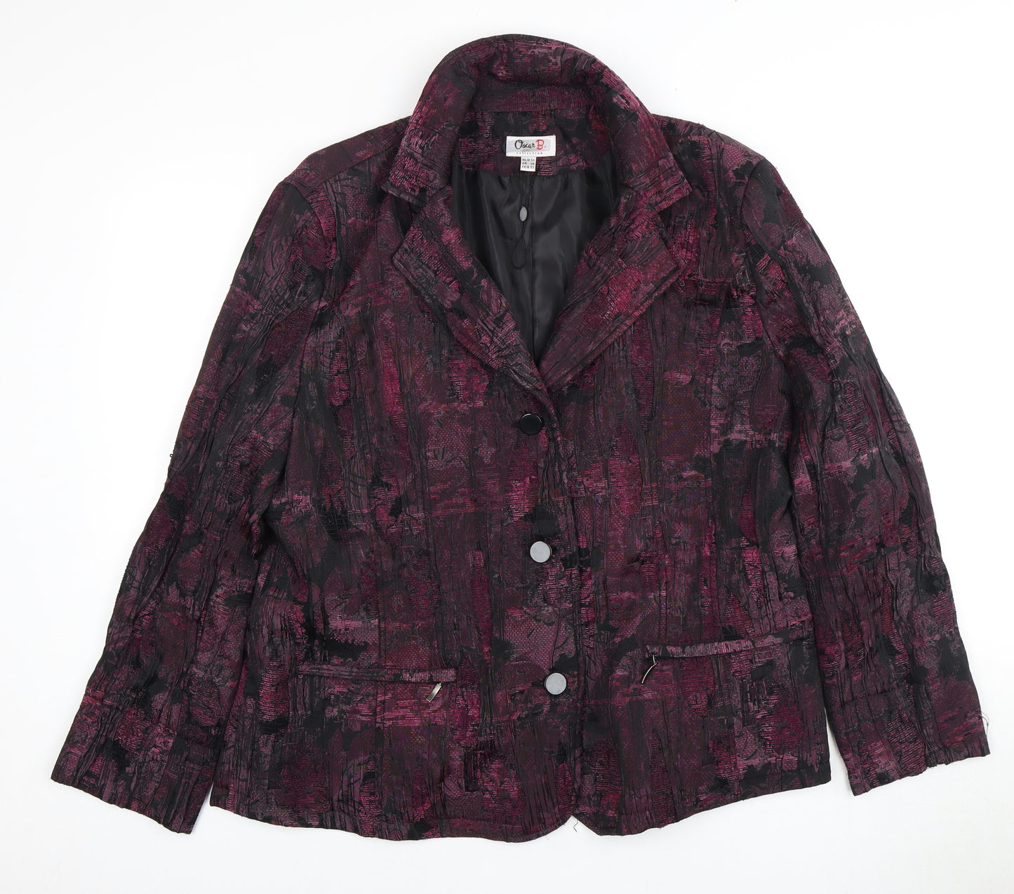 Oscar B Women's Multicoloured Blazer Size 22