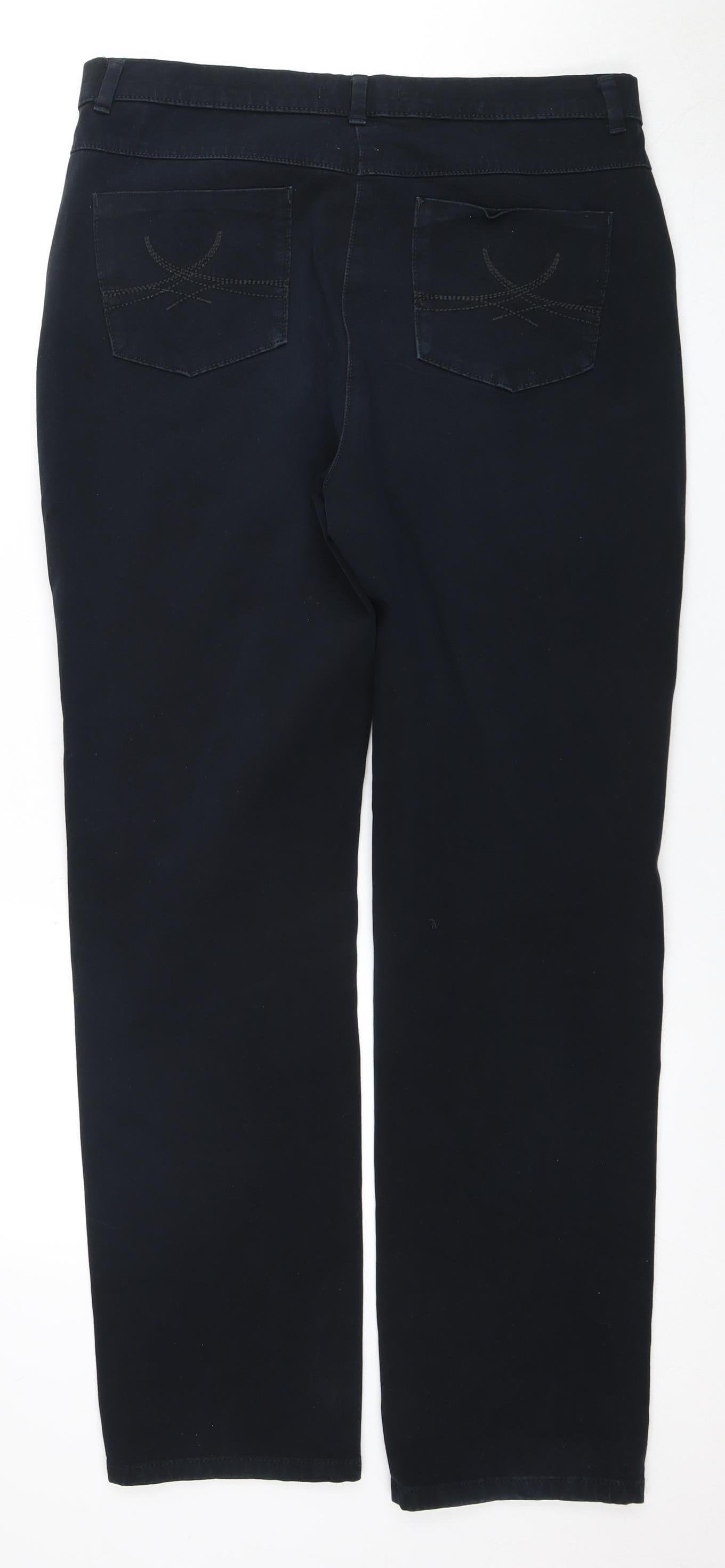 Marks and Spencer Women's Regular Fit Black Jeans