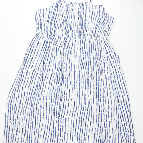 Marks and Spencer Women's Striped Scoop Neck Dress, Size 12