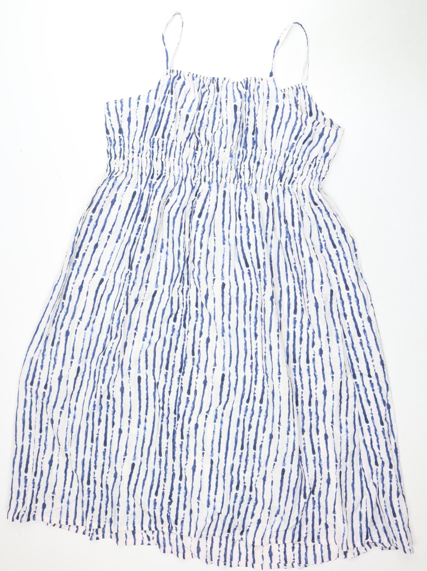 Marks and Spencer Women's Striped Scoop Neck Dress, Size 12