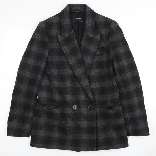 Marks and Spencer Women’s Black Double-Breasted Blazer, Size 8