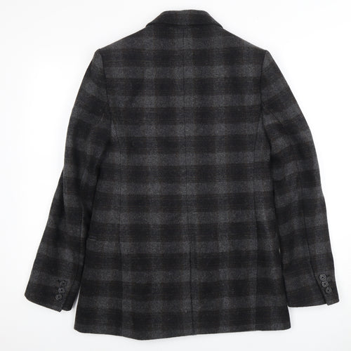 Marks and Spencer Women’s Black Double-Breasted Blazer, Size 8