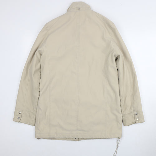 Nuage Beige Women's Mid-Length Basic Jacket - Size 12