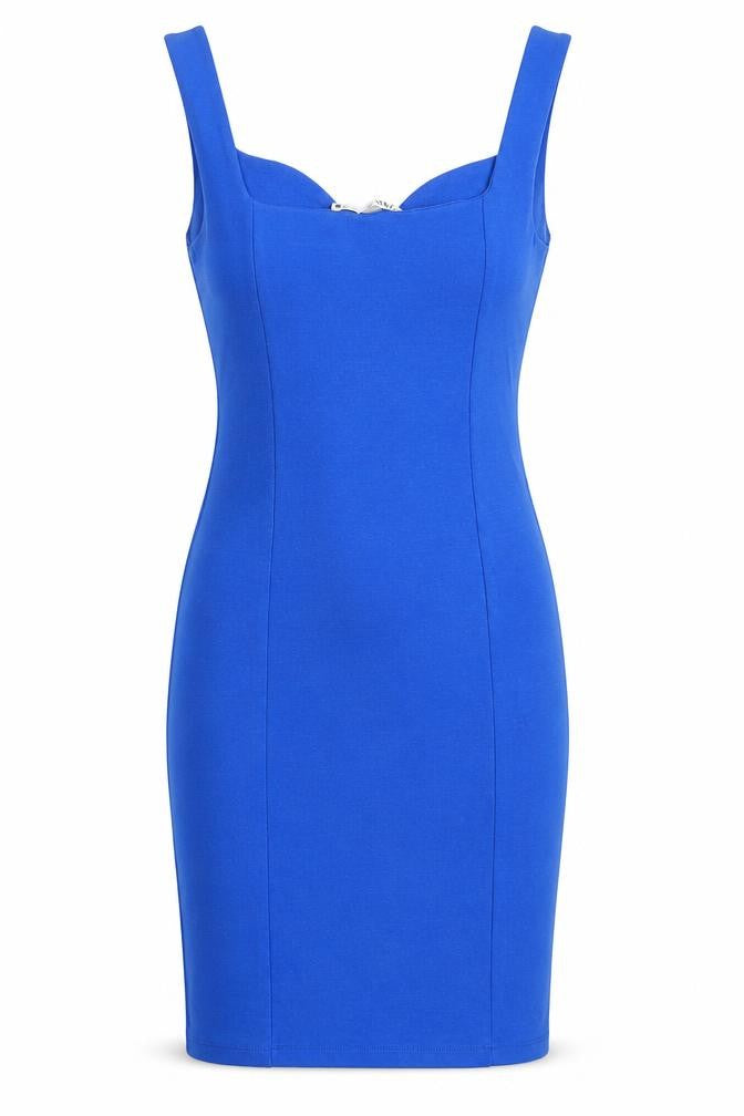 Zara Women’s Blue Midi Sheath Dress S Summer