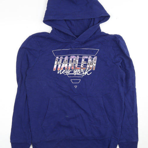 Aeropostale Men's Blue Hoodie M Pullover Logo