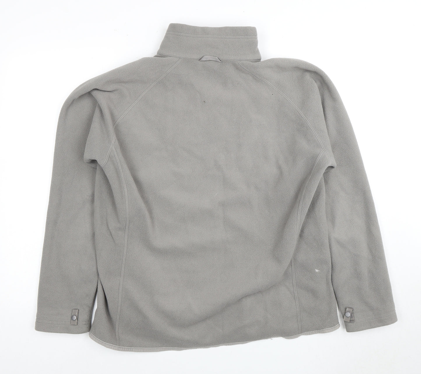 The North Face Men's Grey Fleece Jacket, Medium