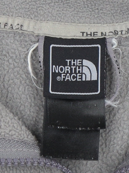 The North Face Men's Grey Fleece Jacket, Medium