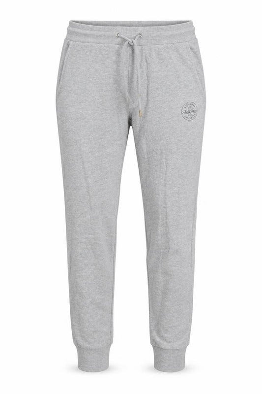 Front view of Jack & Jones Men's Grey Jogger Trousers, size S