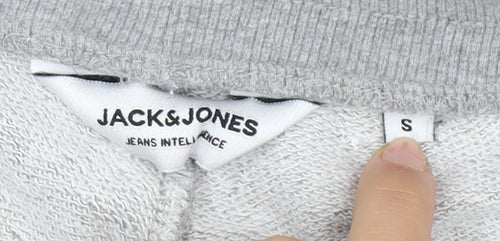 Jack & Jones Men's Grey Jogger Trousers, Size S