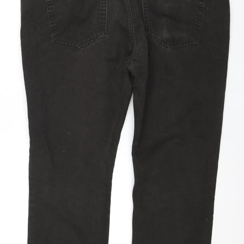 Marks and Spencer Men’s Black Cotton Trousers 40in
