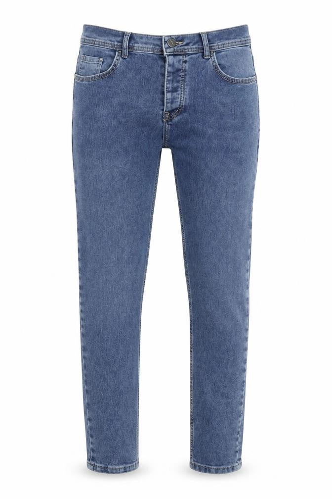Front view of March Jeans Men Blue 34 Regular Denim Jeans