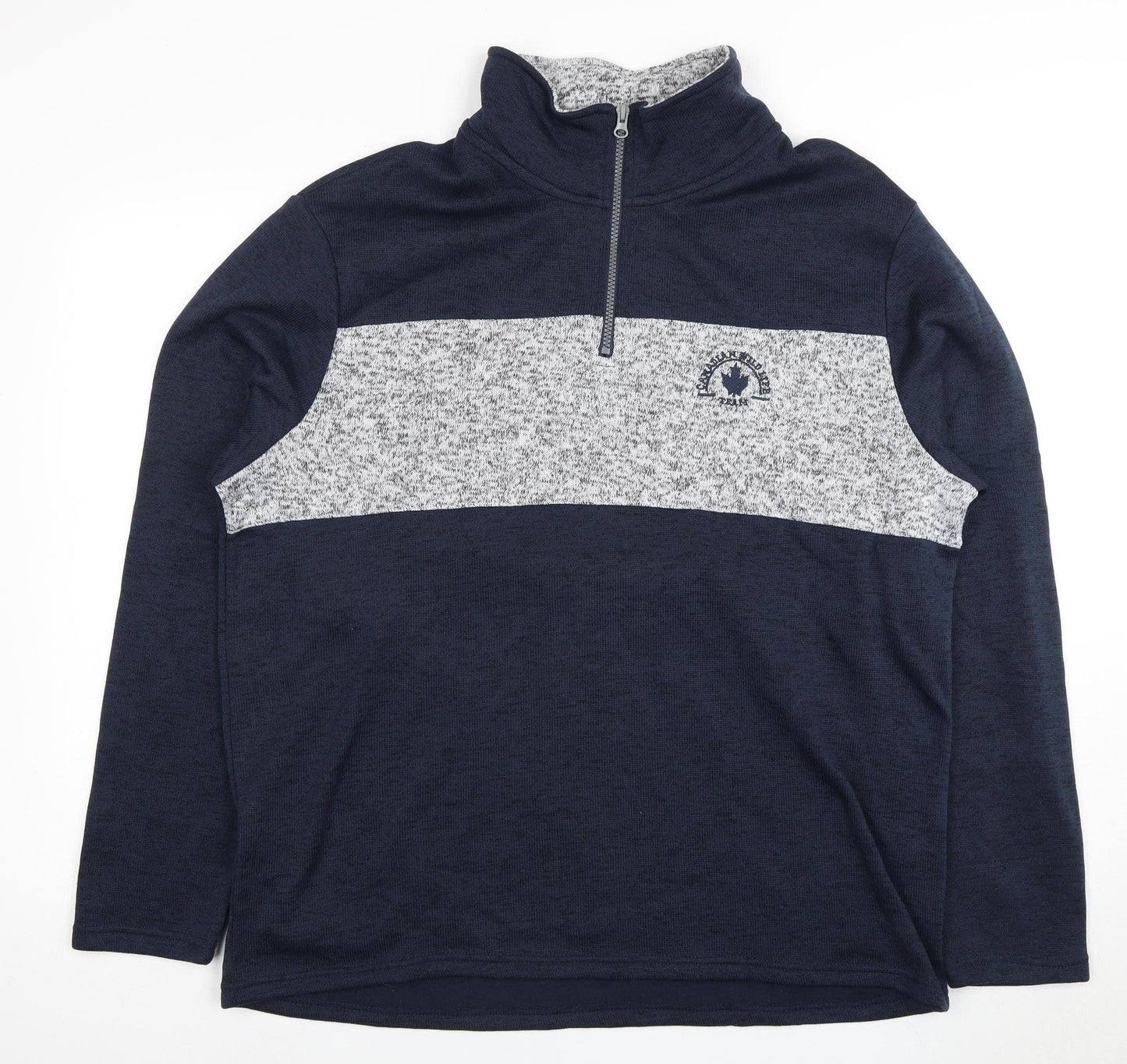 Atlas For Men Blue 2XL 1/2 Zip Sweatshirt for Men