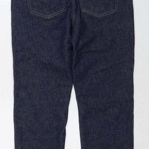 Marks and Spencer Women's Blue Cropped Slim Jeans Size 8