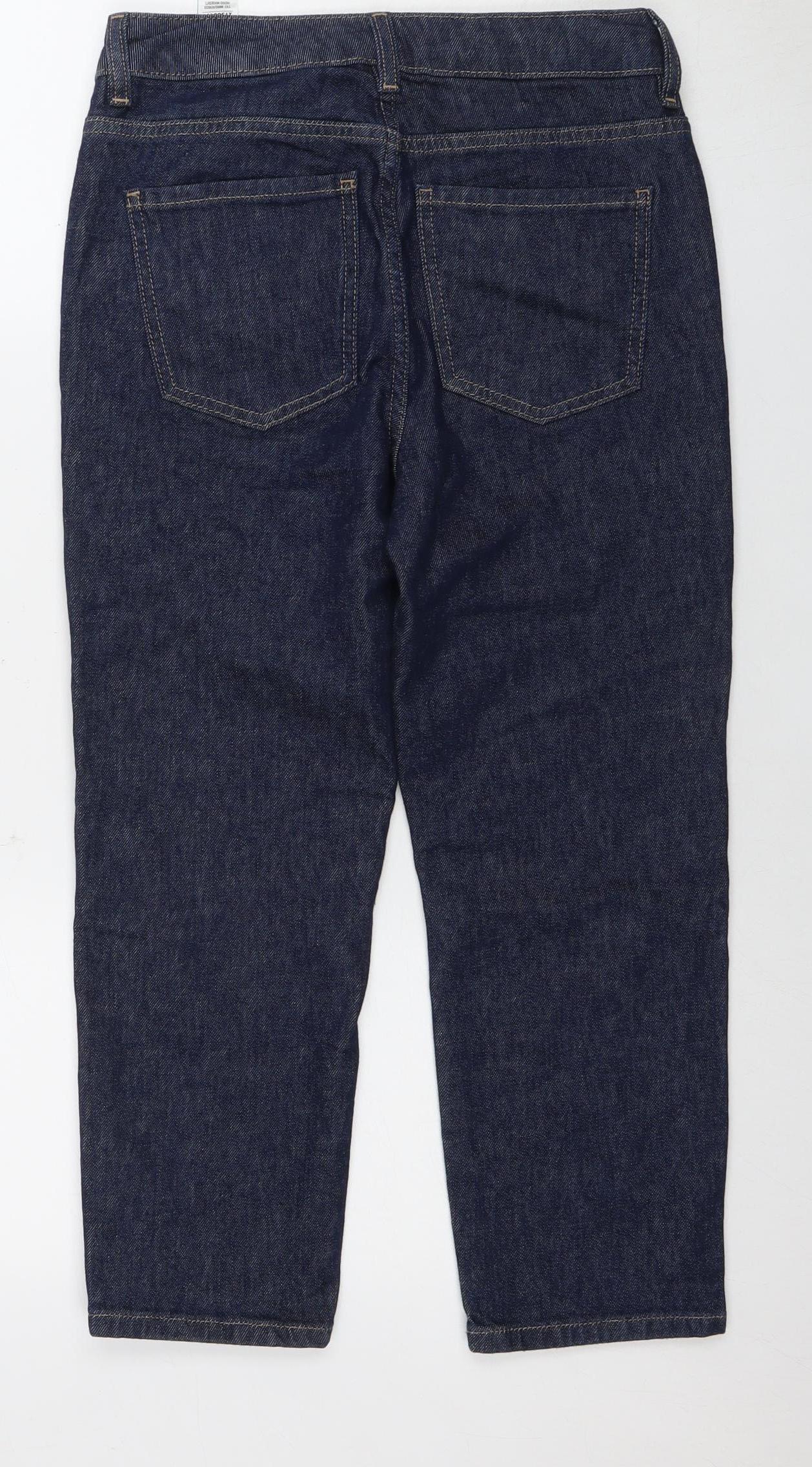 Marks and Spencer Women's Blue Cropped Slim Jeans Size 8