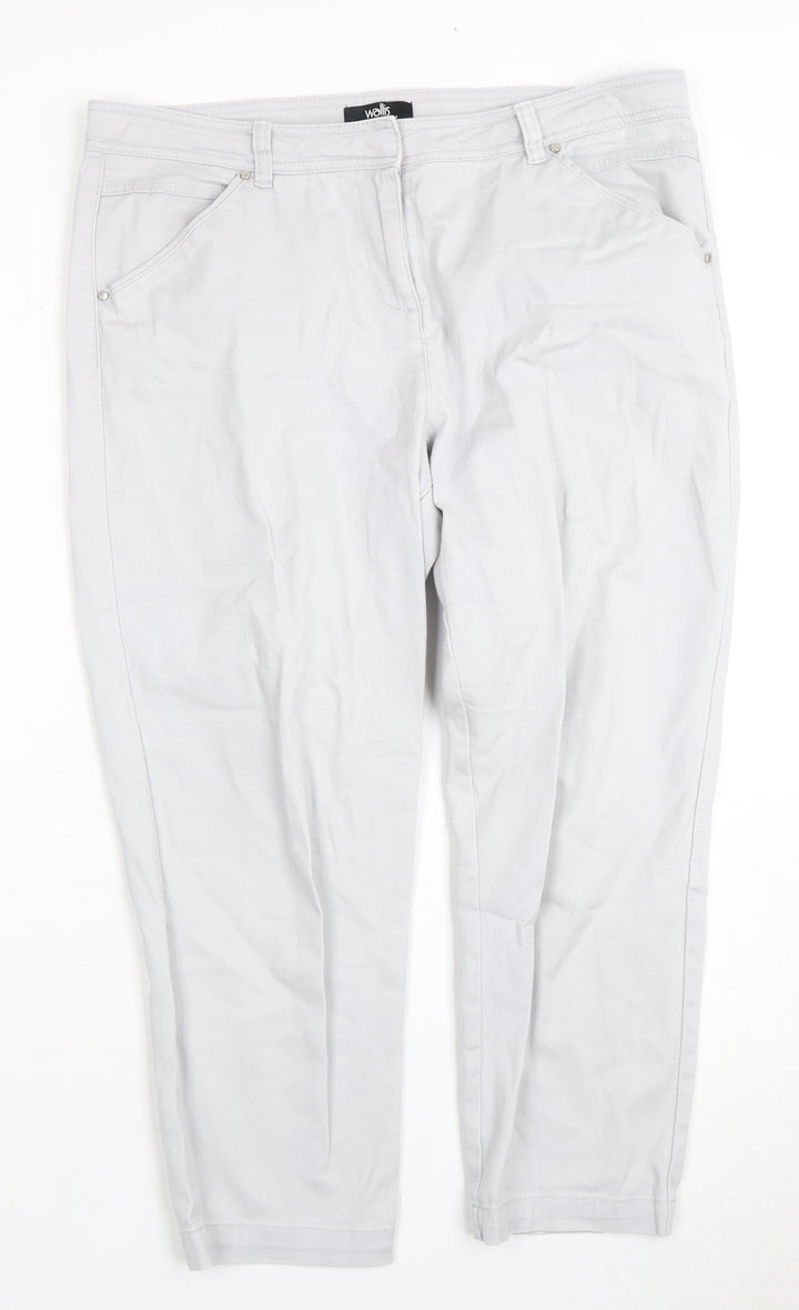 Wallis Women's White Jeans Size 12