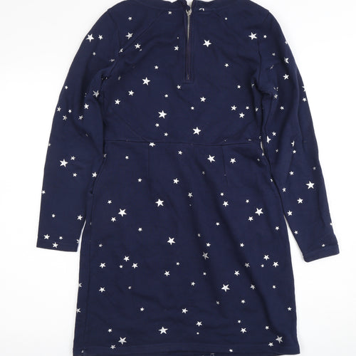 Joules Women's Blue Star Print Shift Dress Size 8