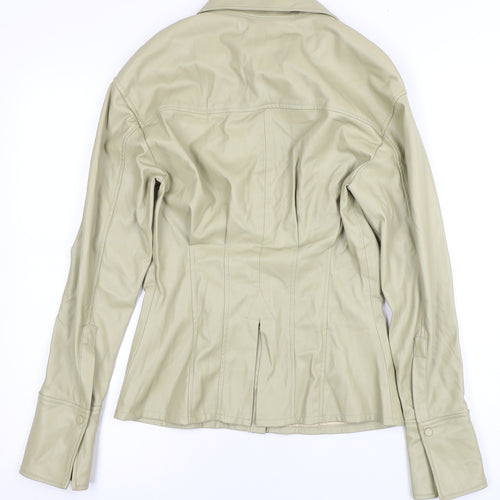 Zara Women's Beige Jacket, Size S, Button Up