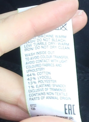 Marks & Spencer Women's Black Straight Jeans Size 18