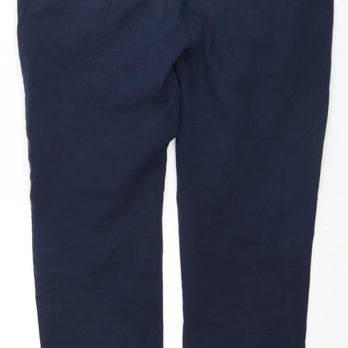Marks and Spencer Men's Slim Fit Chinos, 36 Waist, Navy Blue