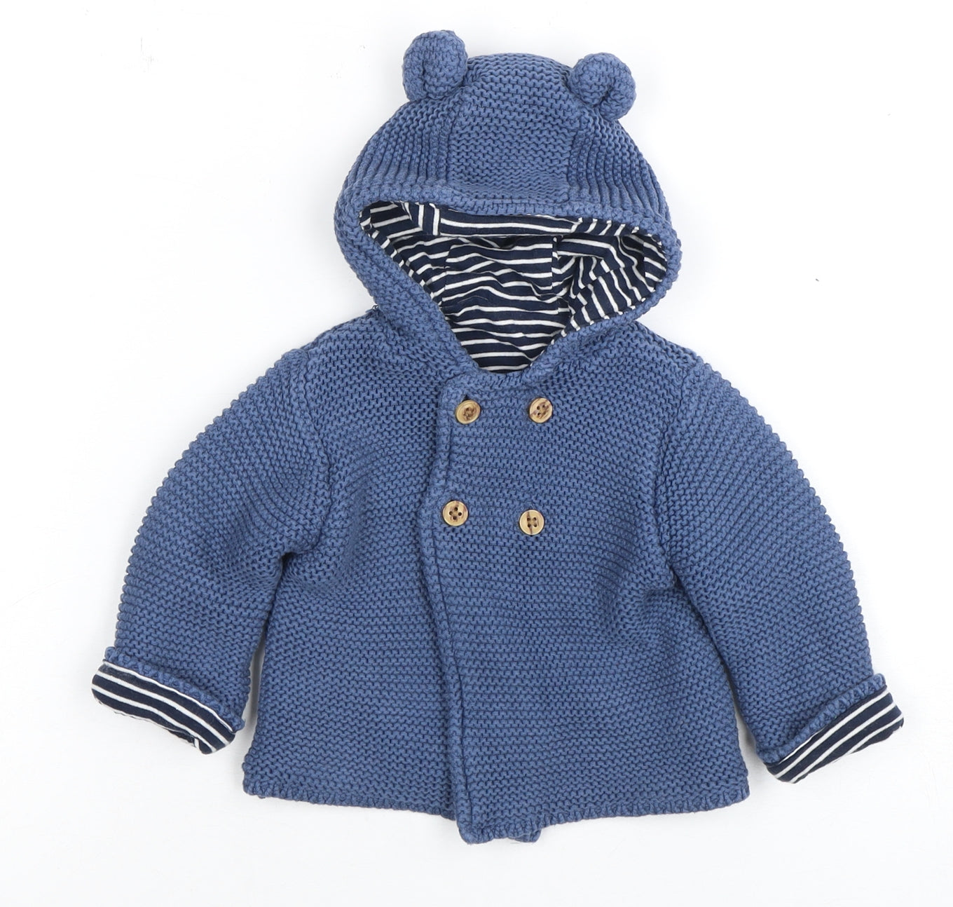 Marks and Spencer Blue Baby Cardigan 3-6 Months