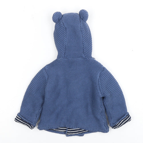 Marks and Spencer Blue Baby Cardigan 3-6 Months