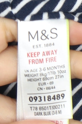 Marks and Spencer Blue Baby Cardigan 3-6 Months