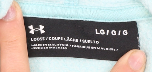 Under Armour Women's Blue Hoodie L Size, Casual Comfort