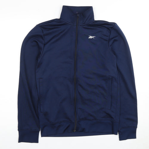 Reebok Men's Blue Full Zip Sweatshirt, Size S