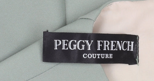 Peggy French Couture Green Women's Dress Size 18