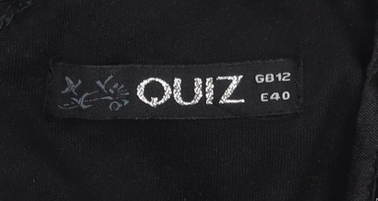 Quiz Women's Black Sequin Party Dress Size 12