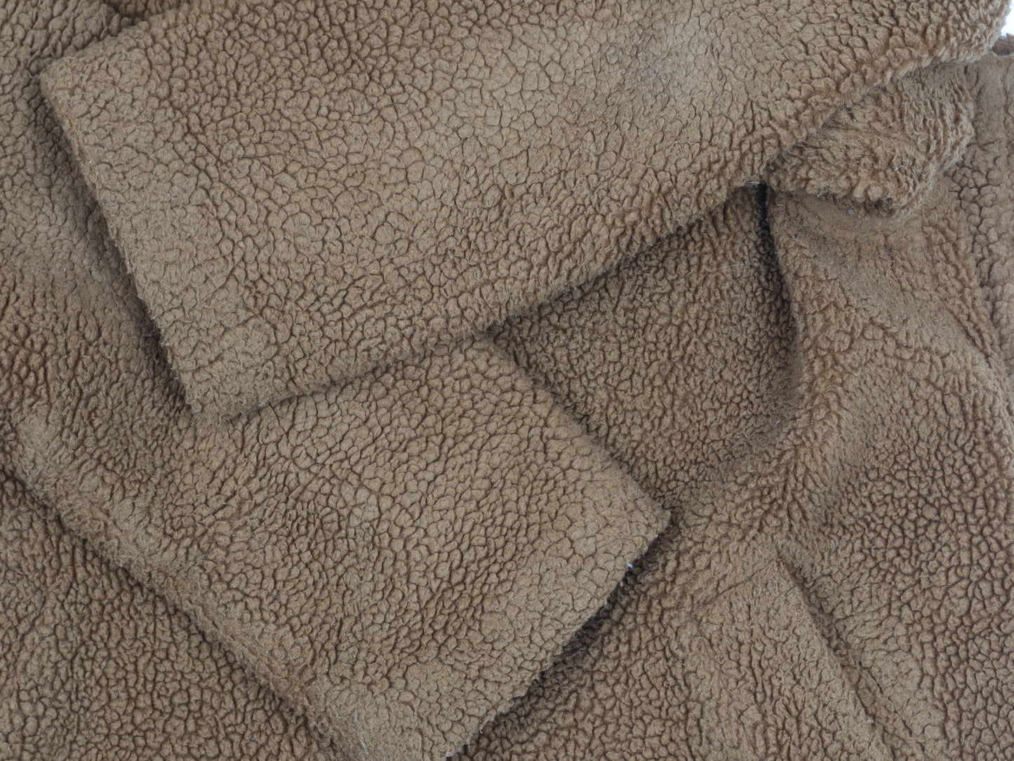 ASOS Women's Brown Fleece Coat Size 18